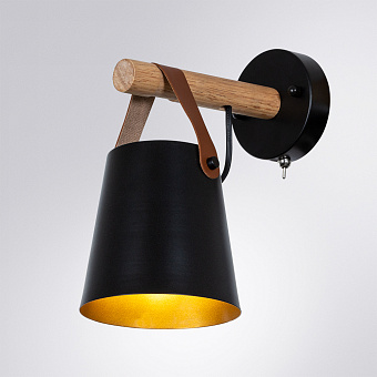 Бра Arte Lamp THOMAS A7032AP-1BK 60Вт E27