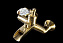 Смеситель для ванны Boheme Vogue Crystal 203-CRST бронза