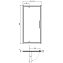 Душевая дверь IDEAL STANDARD Ideal Standard i.life T4841EO 200,5х100см стекло прозрачное