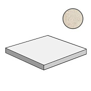 Плитка для ступеней Atlas Concord Италия MARVEL STONE ATD9 Cream Prestige Scalino Ang. Sx 33х33см 0,109кв.м. матовая