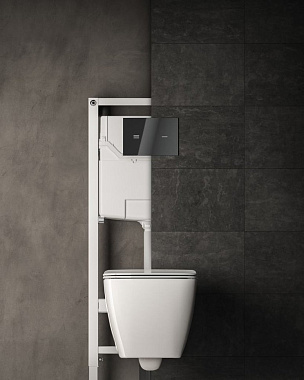 Панель смыва IDEAL STANDARD PROSYS SYMFO R0129RX black glass