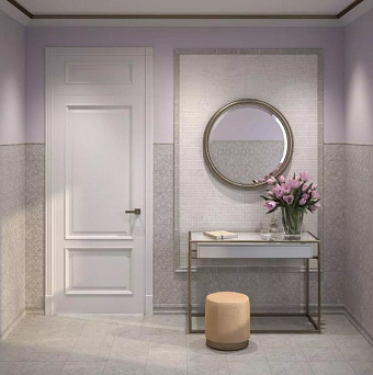 Бордюр KERAMA MARAZZI Ферони PFE039 светлый матовый 2х20см 1,128кв.м.