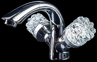 Смеситель для раковины Boheme Crystal 271-CRST хром