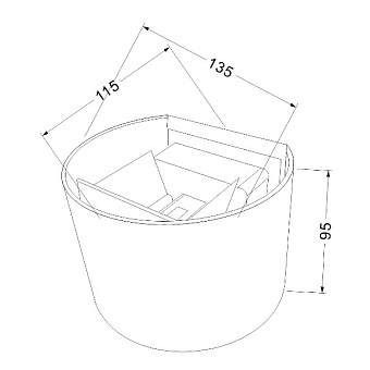 Светильник настенный Maytoni Fulton O573WL-L6W 6,3Вт LED