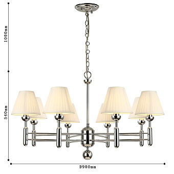 Люстра подвесная Favourite Avangard 2952-8P 320Вт 8 лампочек E14