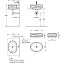 Раковина накладная KERAMA MARAZZI Artbasin SA.wb.50.SAN 50х36см