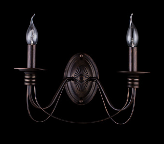 Светильник настенный Freya Velia FR2046-WL-02-BR 60Вт E14