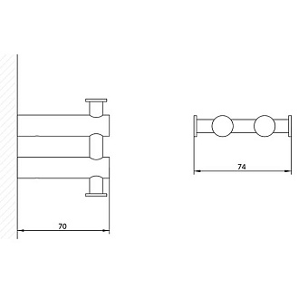 Крючок Bongio T Mix 30003OR00 золотой