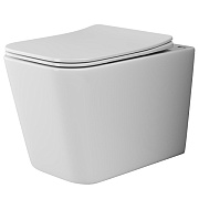 Унитаз подвесной Ceramica Nova CUBIC CN1806 безободковый с микролифтом