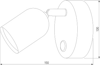 Светильник настенный TK Lighting Top 4415 50Вт GU10