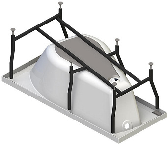 Ванна акриловая RADOMIR Vannesa Миранда 2-01-0-1-1-209 168х95см угловая