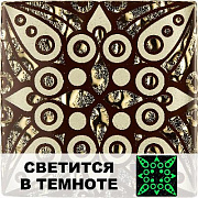 Вставка Роскошная мозаика ВБ-LG 48 бежевый/золотой/коричневый 6,6х6,6см 0,004кв.м.