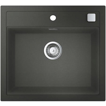 Мойка кухонная GROHE K700 31651AT0 56х51см серый гранит