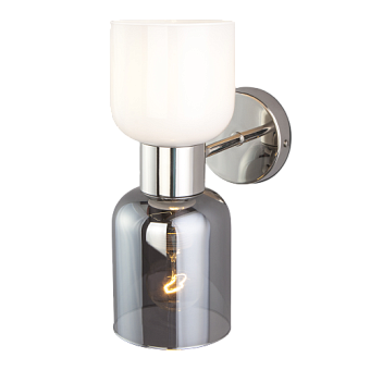 Светильник настенный Eurosvet Tandem 60118/2 никель 60Вт E27