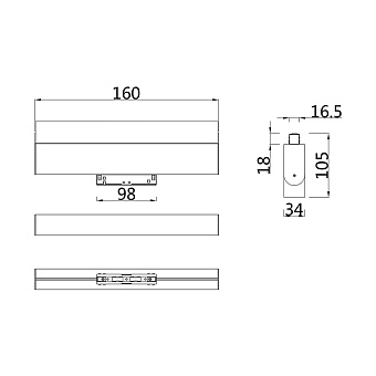 Магнитный трековый светильник Maytoni BASIS TR013-2-10W3K-W 10Вт LED белый