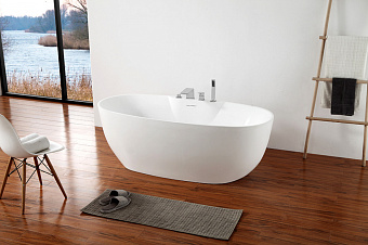 Ванна акриловая Abber AB9323 170х80см отдельностоящая
