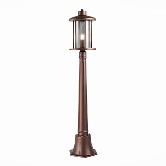 Светильник ландшафтный ST Luce LASTERO SL080.415.01 60Вт IP54 E27 тёмный кофе