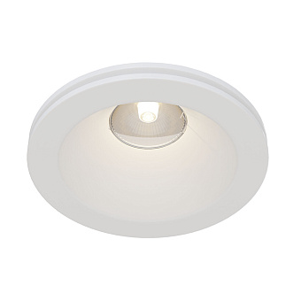 Светильник точечный встраиваемый Maytoni Gyps Modern DL002-1-01-W 35Вт GU10