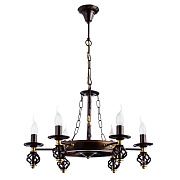 Люстра подвесная Arte Lamp CARTWHEEL A4550LM-6CK 60Вт 6 лампочек E14