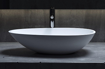 Раковина накладная SALINI CALLISTA 1101201SM S-Stone матовая 58х34,5см