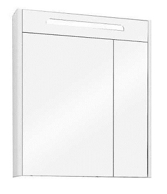 Шкаф зеркальный Акватон Сильва 1A216202SIW70 14х60х78см с подсветкой