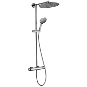 Душевая система Huber Chronos CRC7801021 хром