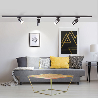 Трековый светильник Elektrostandard Avantag a040961 LTB27 6Вт LED матовый чёрный для однофазного трека
