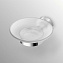 Мыльница IDEAL STANDARD IOM A9122AA матовое стекло/хром