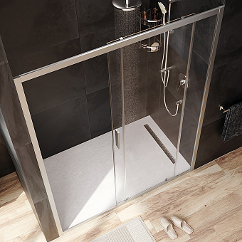 Душевая дверь AM-PM Gem Solo W90G-150-1-195MT 195х150см стекло прозрачное