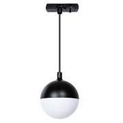 Трековый светильник Arte Lamp VIRGO A4564PL-1BK 7Вт LED прозрачный для однофазного трека