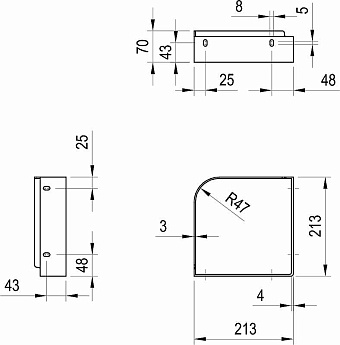 Консоль под раковину RAVAK Yard X01774 белый
