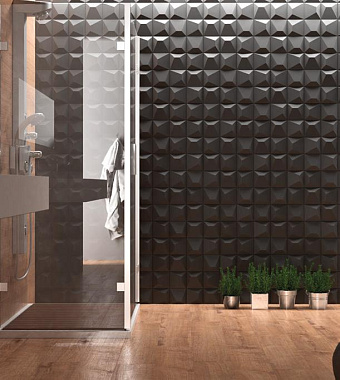 Настенная плитка WOW Wow 103193 Porcelanico Graphite Matt 13,65х13,65см 0,261кв.м. матовая