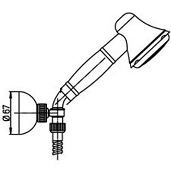 Ручной душ Paini Ornellaia MACR155TC хром