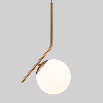 Светильник подвесной Eurosvet Frost Long 50160/1 латунь 60Вт E27