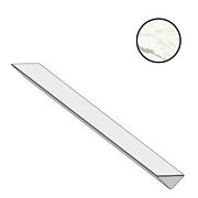 Бордюр Atlas Concord Италия Marvel Shine A41F Statuario Supremo Corner Silk 1,4х50см 0,042кв.м.