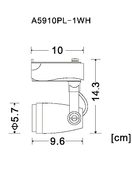 Трековый светильник Arte Lamp PICCOLO A5910PL-1WH 10Вт LED белый для однофазного трека