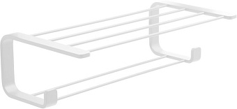 Полка в ванную прямоугольная Gedy Outline 3235(22) 1-ярусная 25,7х49,8см белый матовый