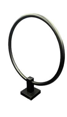 Полотенцедержатель Stil Haus Urania U07(23) чёрный матовый 22,5см