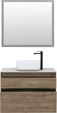 Зеркало AQUANET Nova Lite 249516 80х90см с подсветкой
