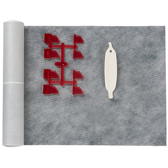 Щелевой душевой трап BERGES SUPER Slim 090078 500 53х12,5см вертикальный сток