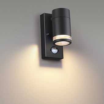 Светильник фасадный Odeon MOTTO 6605/1W 7Вт IP44 GU10 чёрный