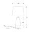 Настольная лампа Maytoni Calvin Table Z181-TL-01-B 60Вт E27