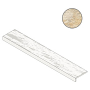 Плитка для ступеней Atlas Concord Италия Norde A592 Magnesio Elemento L Grip 33х120см 0,396кв.м. рельефная