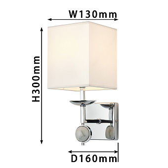 Бра Favourite Diva 2821-1W 40Вт E14