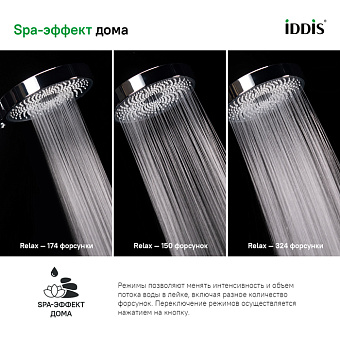 Ручной душ IDDIS SpaHome SPA3F0Ci18 хром