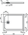 Душевой поддон IDEAL STANDARD ULTRAFLAT S K8190FS 70х90см