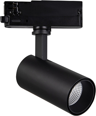 Трековый светильник Mantra FUJI 7208 15Вт LED чёрный для трёхфазного трека