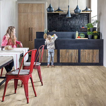 Виниловый ламинат Quick-Step ДУБ КАНЬОН БЕЖЕВЫЙ BAGP40038 1256х194х2,5мм 33 класс 3,66кв.м