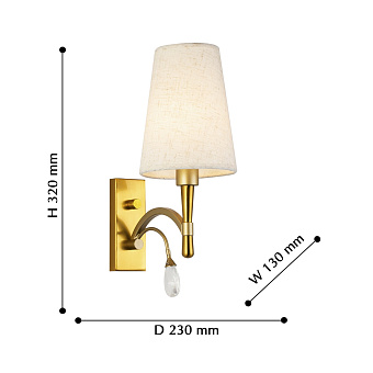 Бра Favourite Luca 2703-1W 40Вт E14