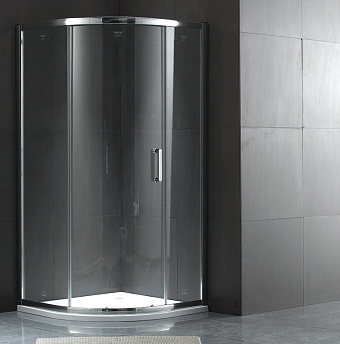 Угловое ограждение Gemy Victoria S30071A 190х90см стекло прозрачное